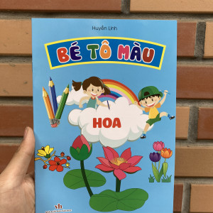 Bé tô màu mẫu giáo - Hoa (2024-10k)